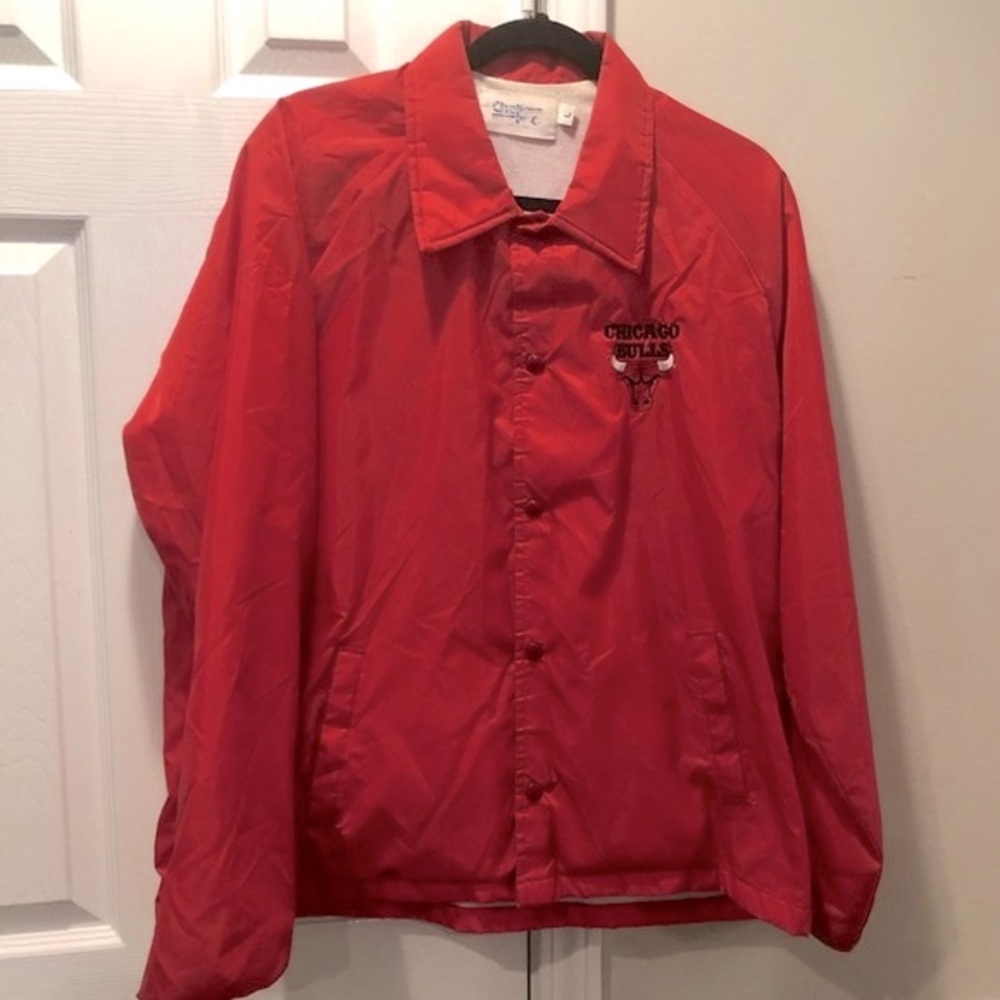 CHICAGO BULLS VTG Chalk Line Fanimation Jacket L